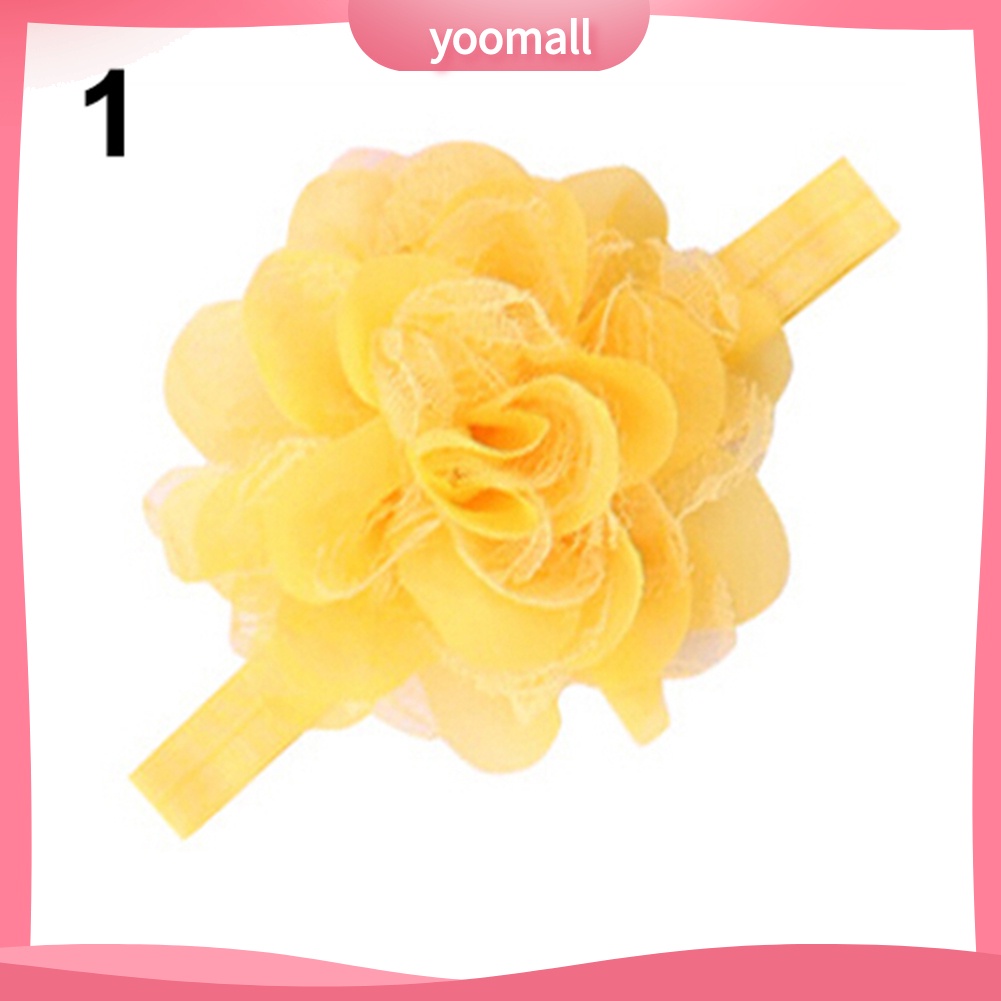 Băng Đô Hoa Co Giãn Dễ Thương Cho Bé Gái