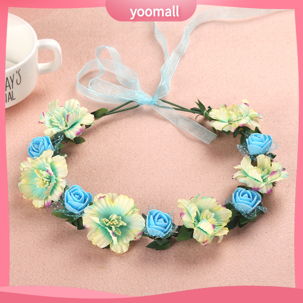 Vòng Hoa Đội Đầu Có Thể Điều Chỉnh Kích Cỡ Dành Cho Cô Dâu