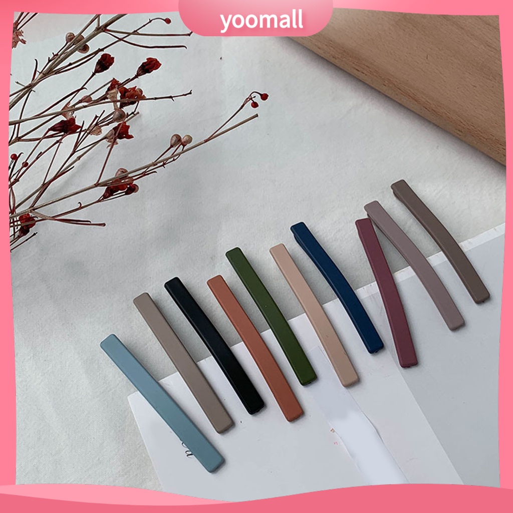 Set 10 Kẹp Tóc Co Giãn Cố Định Tóc Chống Nứt / Trượt Tiện Dụng Cho Nữ