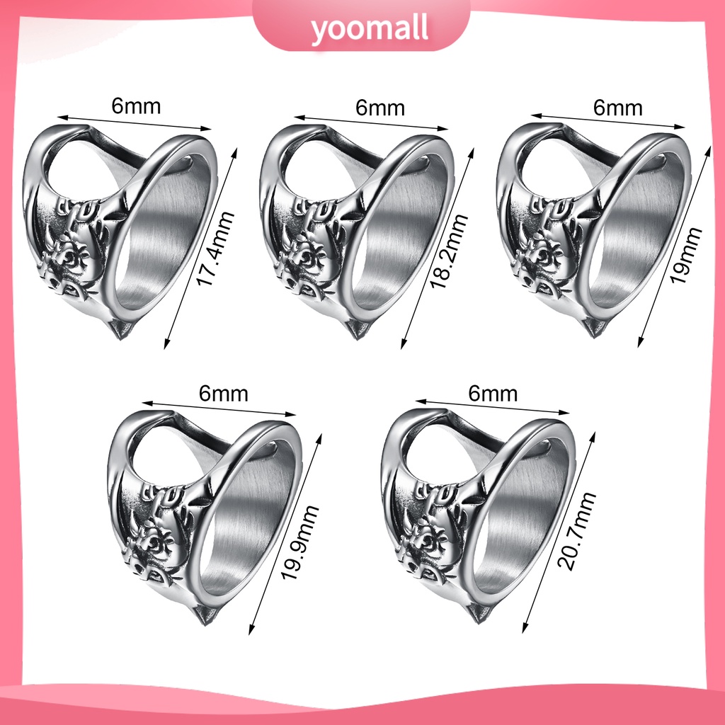 Nhẫn Mở Nắp Chai Bằng Thép Titan Tinh Tế Chống Biến Dạng