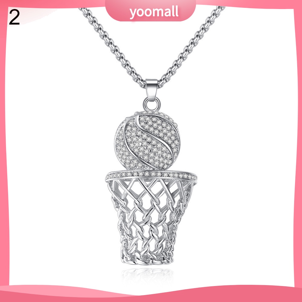 Vòng cổ Mặt Tròn Phong Cách Hip Hop Thời Trang Cho Nam Và Nữ