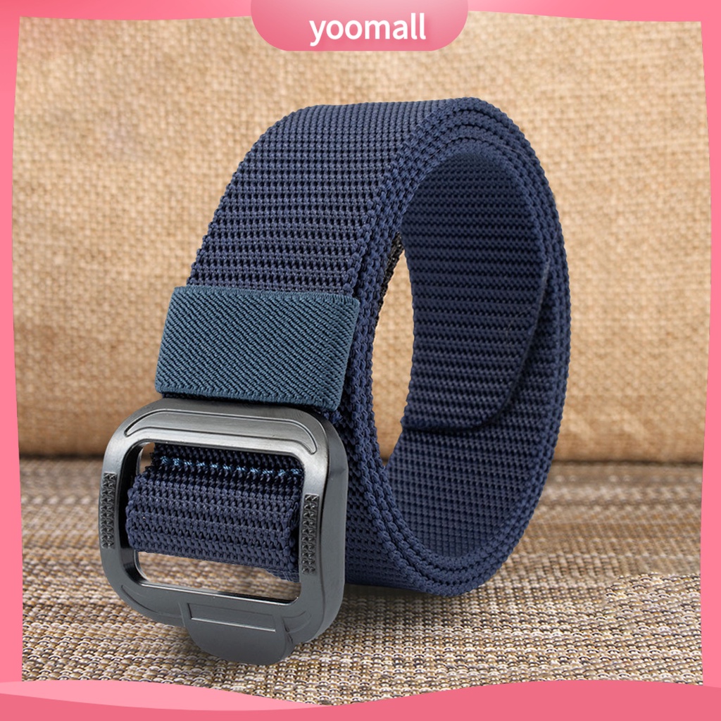 Thắt Lưng Nylon Bện Sợi Nylon Co Giãn Thoải Mái Màu Sắc Đơn Giản Dành Cho Nam