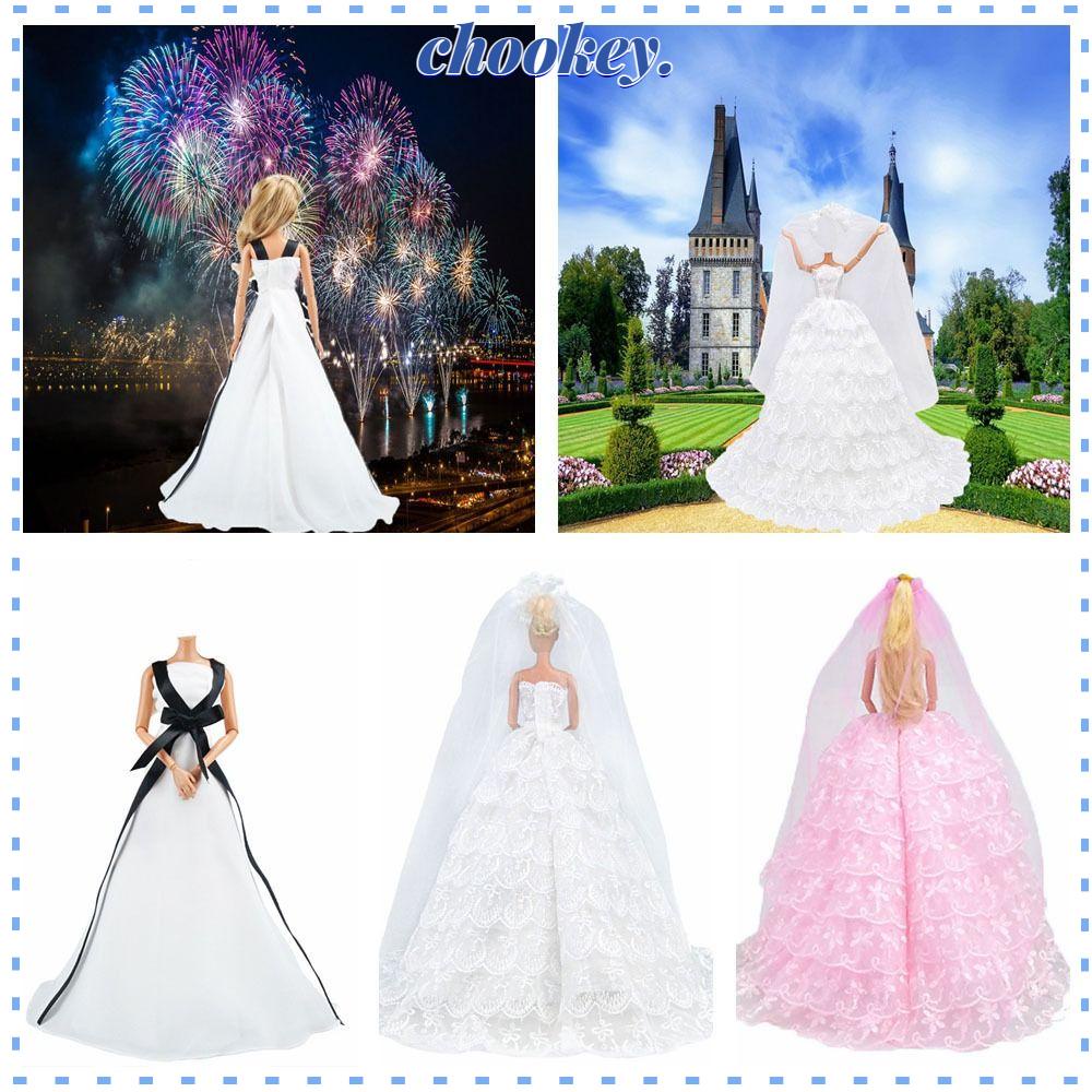 CHOOKEY Chân Váy 9 Tầng Cho Búp Bê 11inch / 30cm