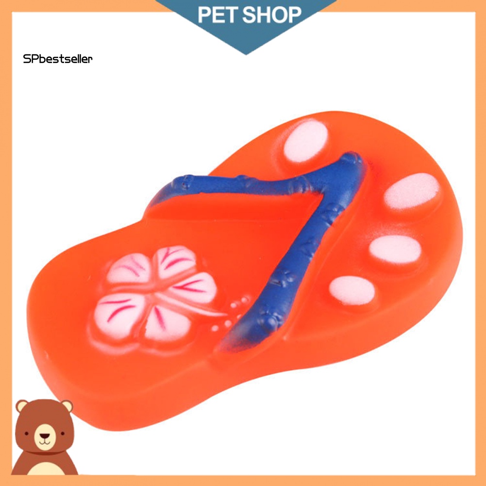 Đồ Chơi Nhai Cắn Hình Dép Dễ Thương Có Âm Thanh Vui Nhộn Cho Thú Cưng