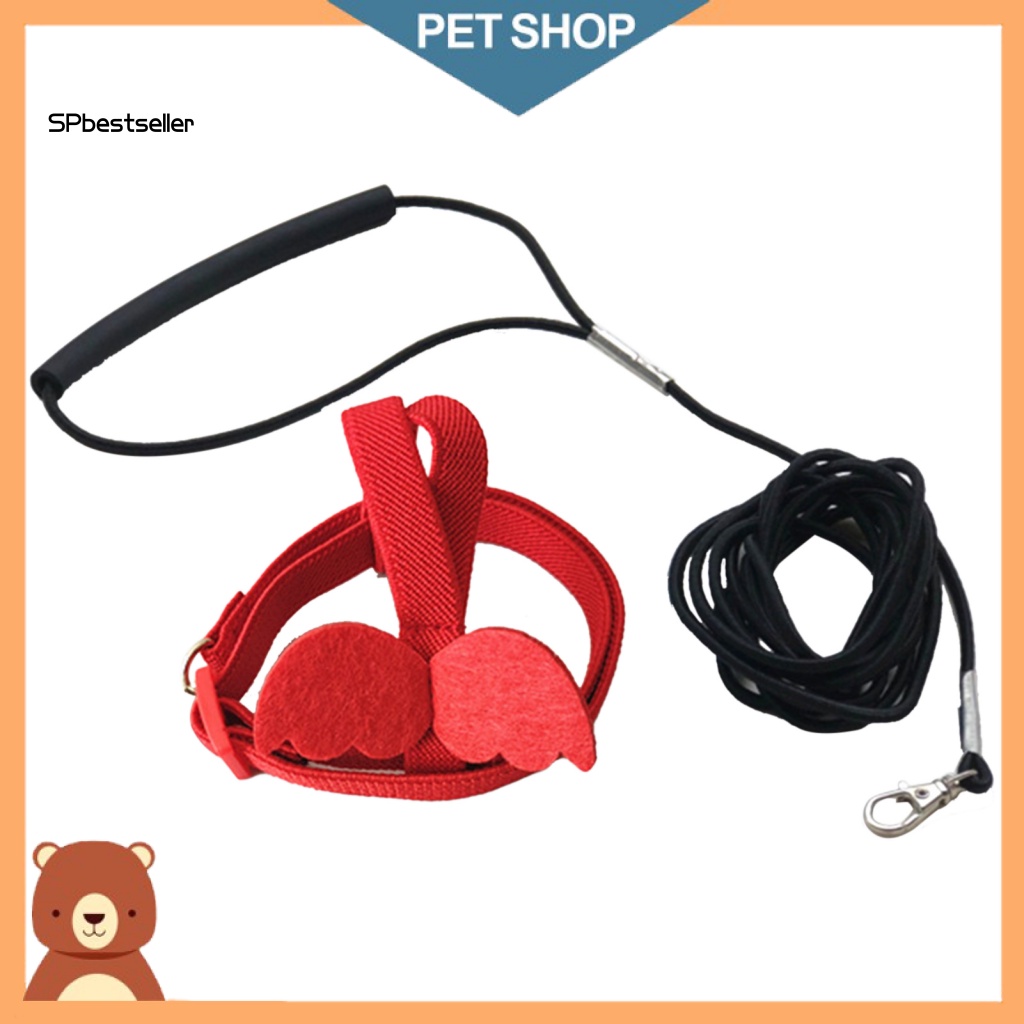 Áo Vest Trọng Lượng Nhẹ Kèm Dây Dắt Chống Mòn Tiện Dụng Cho Vẹt Cưng