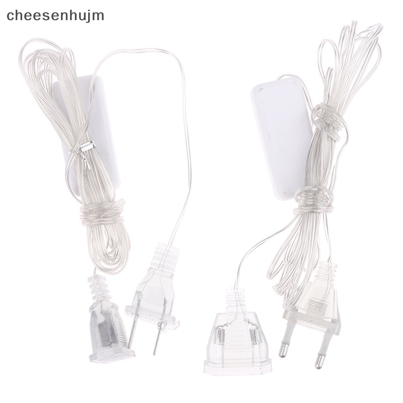 1 Dây Nối Dài 3M Phích Cắm EU / US Cho Đèn Led Trang Trí