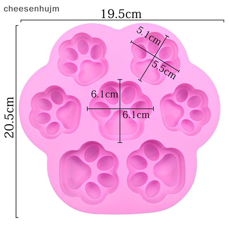 Khuôn Silicon Làm Đá / Xà Phòng Hình Bàn Chân Đáng Yêu VN
