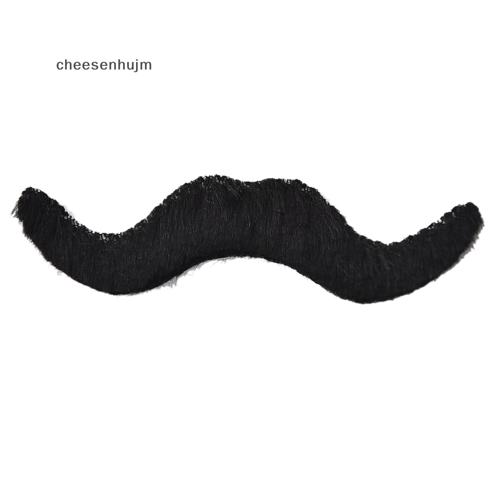 Bộ 12 Ria Mép Giả Màu Đen Hóa Trang Halloween Vui Nhộn Cho Nam