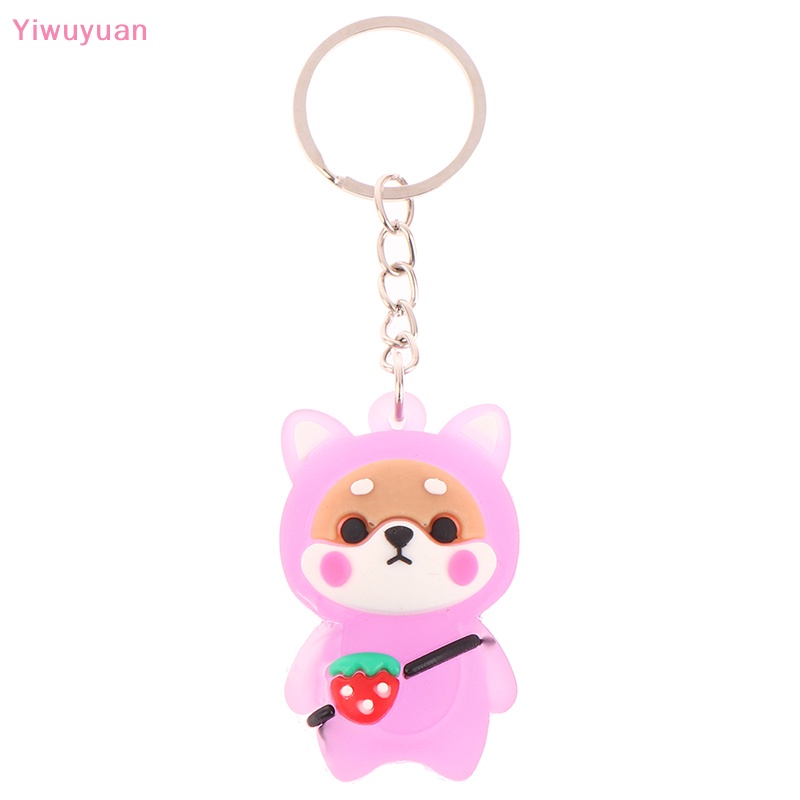 1 Móc Khóa Hình Búp Bê Hoạt Hình Phát Sáng Dễ Thương