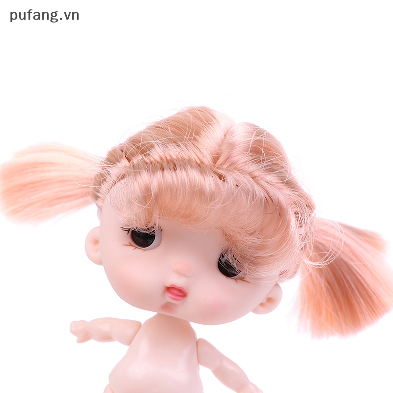 Pufang new mini 8.8cm doll cute face girl doll nude body dolls diy toys gift for girls vn
