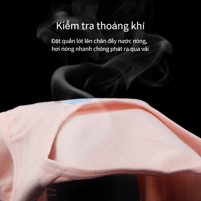 Quần Lót cotton Kẻ Sọc Thoáng Khí Không Kẹp Cho Bé Gái