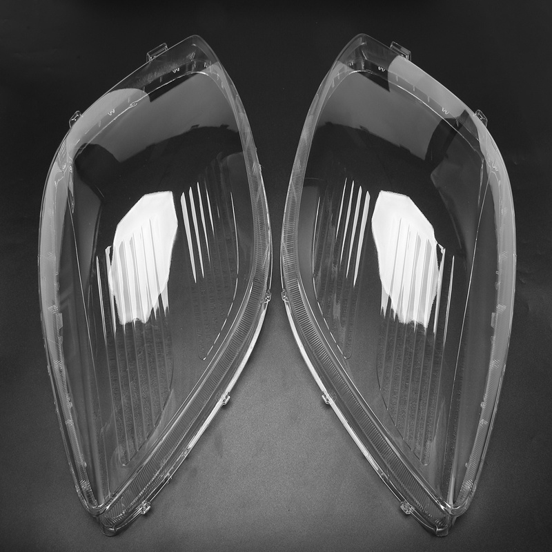 Set 2 Ốp Đèn Pha Trái Phải Trong Suốt Cho Toyota Yaris 2008 2009 2010 2011