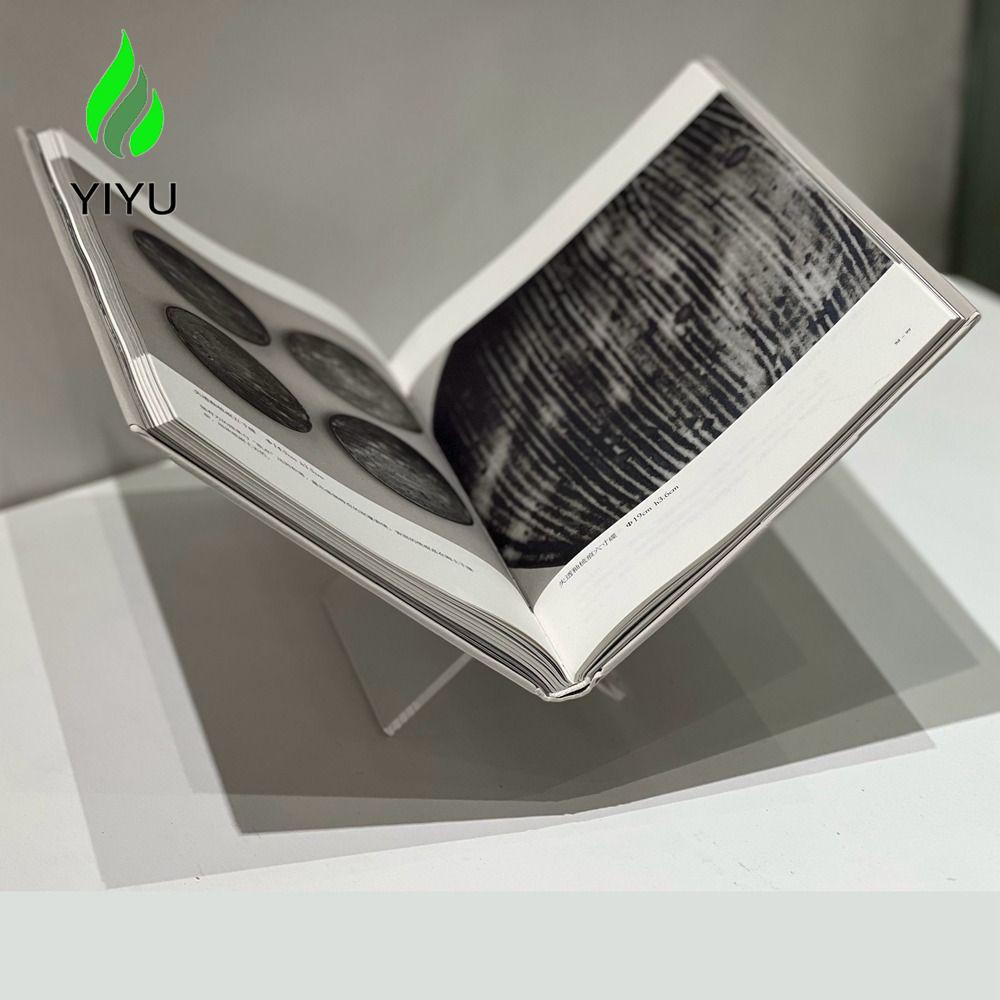 Yiyu Kệ Sách Bằng Acrylic Mềm Hình Chữ X Nghệ Thuật Dễ Sử Dụng Để Trang Trí