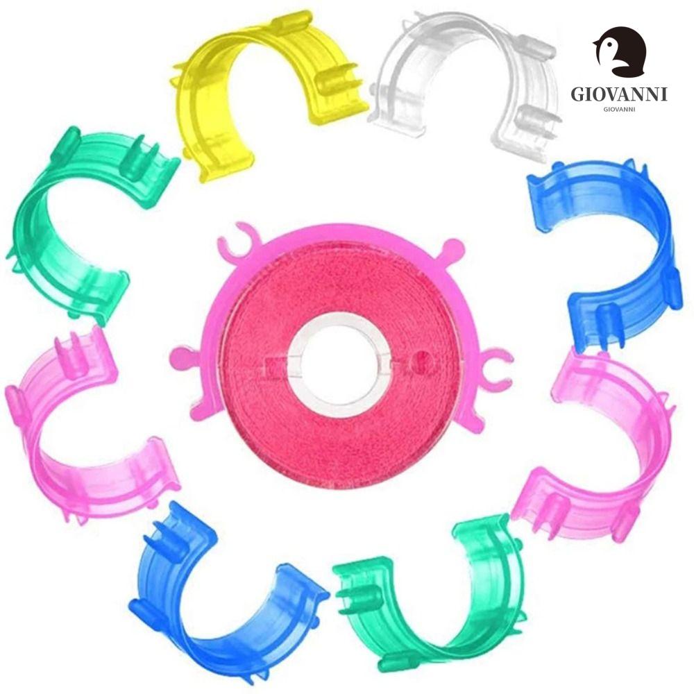 Kẹp Quấn Chỉ Bằng Nhựa Trong Suốt Nhiều Màu Tiện Dụng