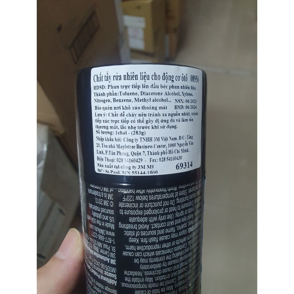 Dunng dịch vệ sinh kim phun xăng 3M 08956