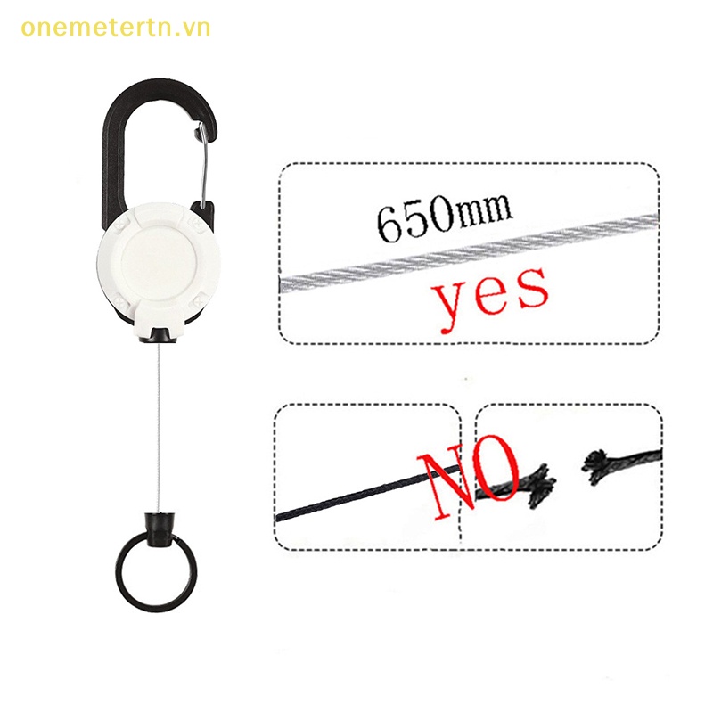 Onemetertn 1 Móc Chìa Khóa Thể Thao Co Giãn Chống Thất Lạc Chống Trượt Bằng Kim Loại Dễ Sử Dụng