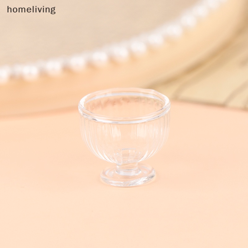 Ly Thủy Tinh Đựng Kẹo / Món Tráng Miệng Tỉ Lệ 1: 12 Trang Trí Nhà Búp Bê