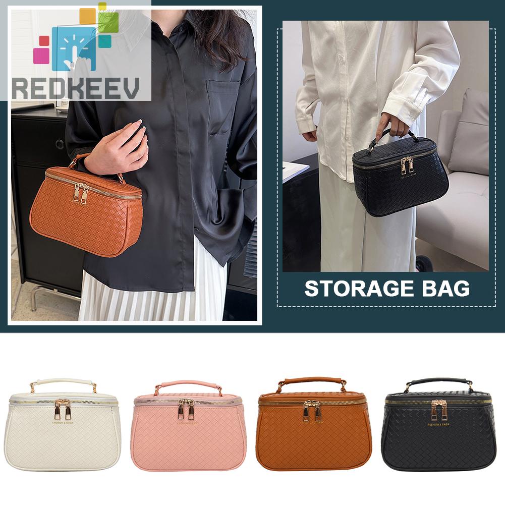 Túi Đựng Mỹ Phẩm Da PU Sức Chứa Lớn Tiện Dụng Cho Nữ