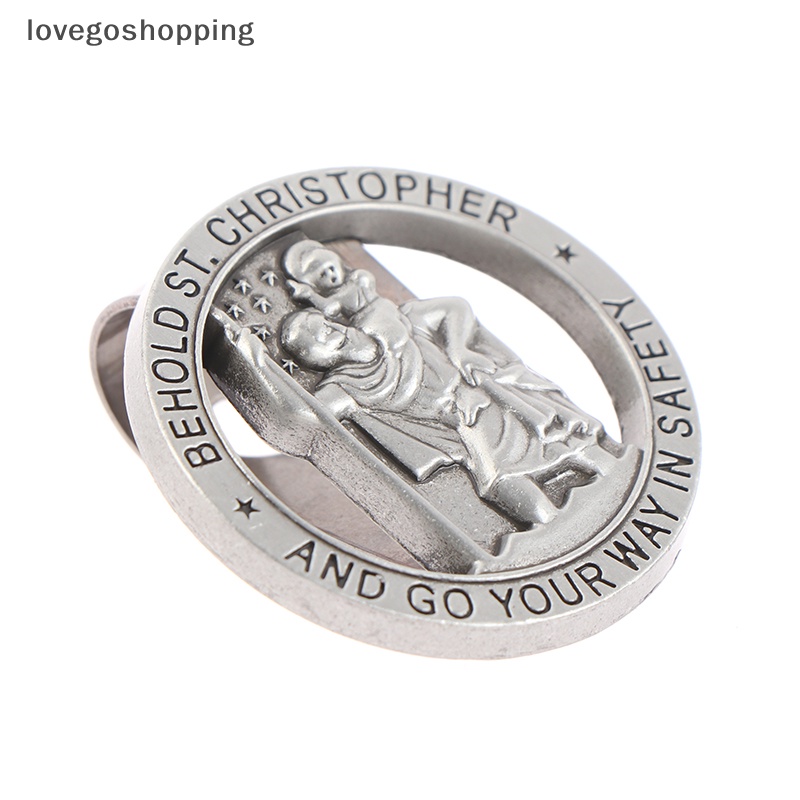 Phụ Kiện Kẹp Tấm Che Nắng Cho Xe Hơi Saint Christopher