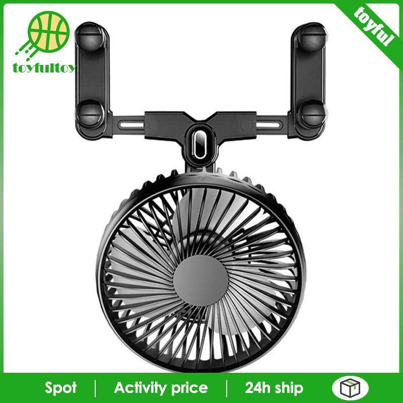 Quạt Gió Xoay 360 Độ Ít Ồn Siêu Nhẹ Tùy Chỉnh Tiện Dụng Cho Xe Hơi / Xe Tải
