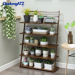 Kệ để giày tre 5 tầng để đồ đa năng kích thước 90x24x96cm