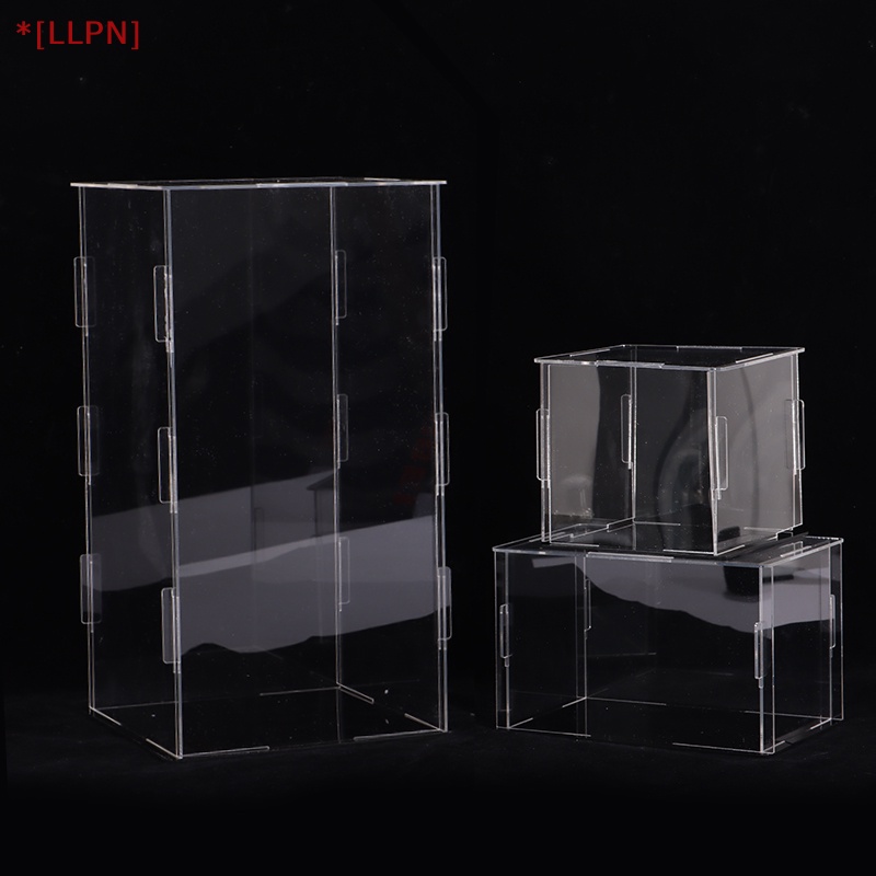 [loyaltysun] Hộp Đựng Mô Hình Xe Hơi Đồ Chơi Thủ Công Bằng Acrylic Trong Suốt Chống Bụi Sáng Tạo Có Giá Đỡ Trưng Bày