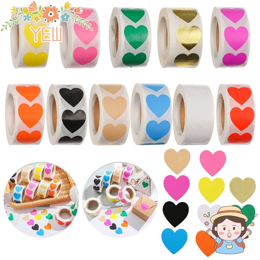 Set 500 Miếng Dán Hình Trái Tim Dùng Trang Trí Tiệc Sinh Nhật Độc Đáo