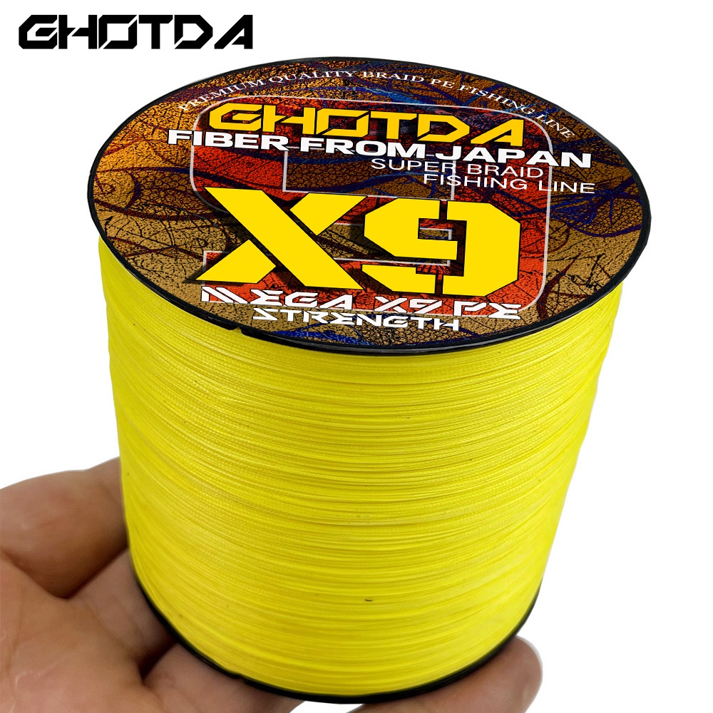 Gohotda Cuộn Dây Câu Cá Bện 9 Sợi pe 1000m 500m 300m 100m Chất Lượng Cao