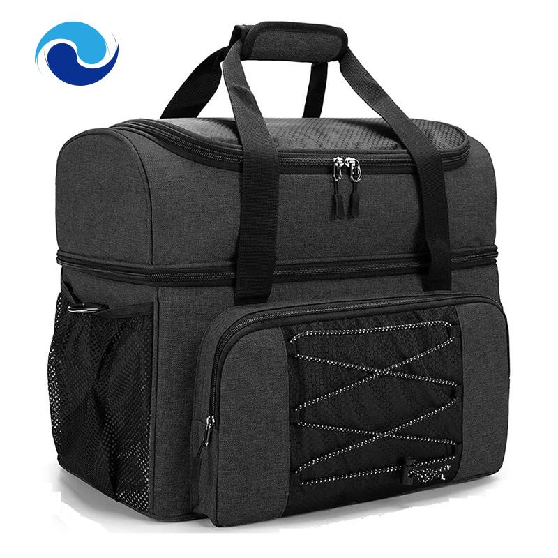 Túi Đựng Bowling Bằng Vải Oxford Kèm 2 Quả Bóng Và Giá Đỡ Có Thể Tháo Rời