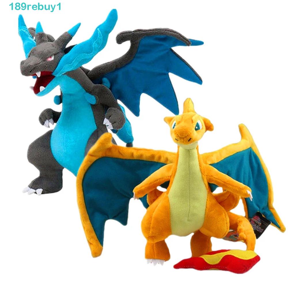 Thú Nhồi Bông Hình Thằn Lằn REBUY1 Mega Charizard 23cm