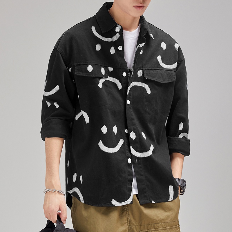 Áo Sơ Mi Cotton Dáng Rộng Màu Trắng Thiết Kế Mới Thoải Mái Thời Trang Mùa Xuân