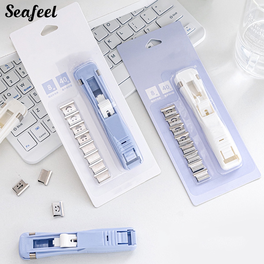 1 Bộ Kẹp Tài Liệu Bằng Nhựa Có Thể Tái Sử Dụng