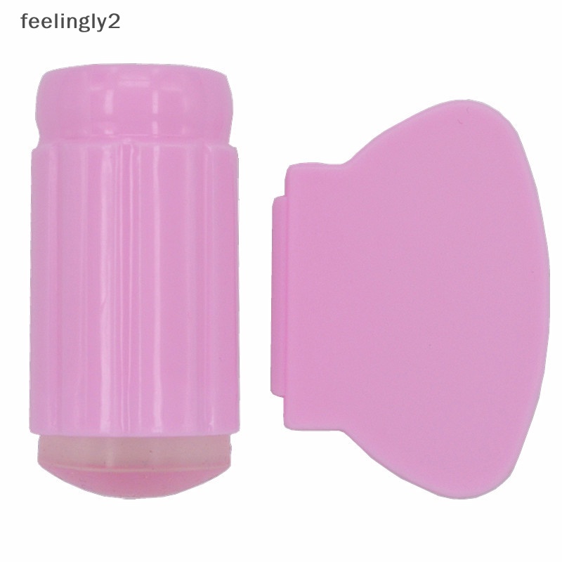 Bộ Dụng Cụ In Hình Móng Tay Nghệ Thuật Bằng Silicon Trong Suốt Kèm Dụng Cụ Dán