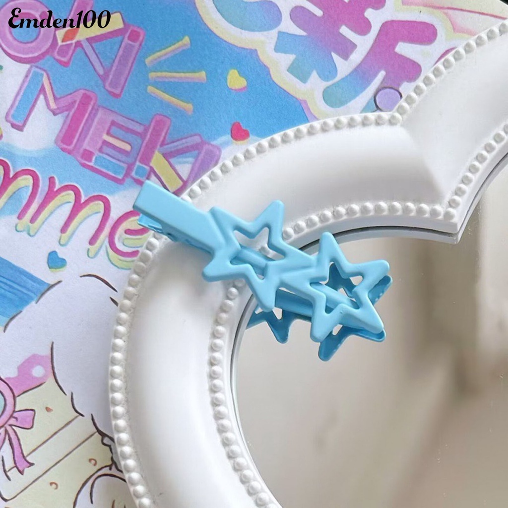 Kẹp Tóc Nữ Hình Ngôi Sao Màu Sắc Tươi Sáng