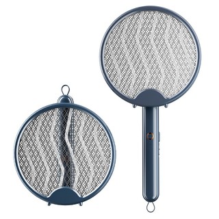 4 in 1 Bug Zapper Racket Foldable Electric Fly Swatter Rechargeable Fly Zapper