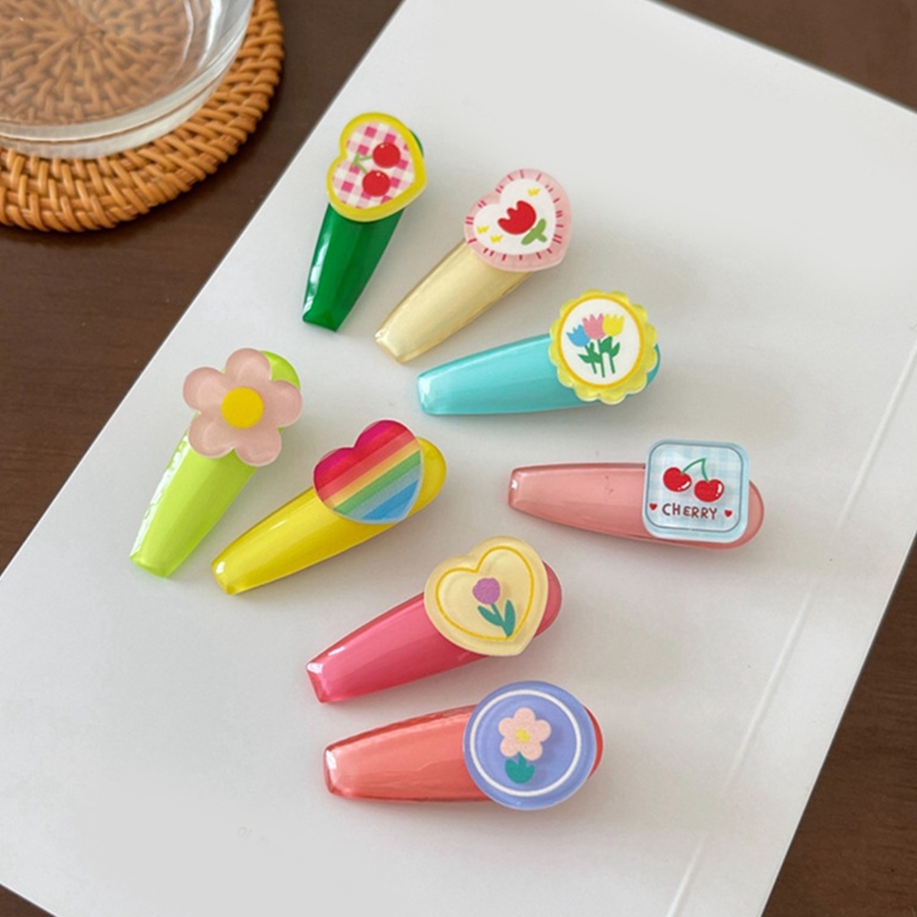 Set 1 / 5 Kẹp Tóc Hình Trái Cây Dễ Thương Cho Bé Gái
