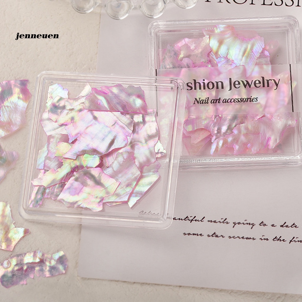 1 Hộp Phụ Kiện Trang Trí Móng Tay 3D Sáng Bóng Màu Sắc Tươi Sáng