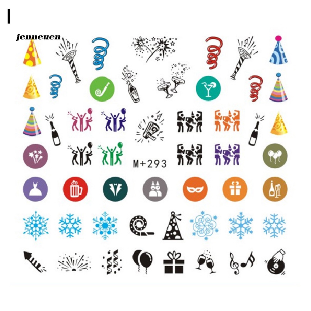 Miếng Dán Trang Trí Móng Tay Nghệ Thuật Chống Nước