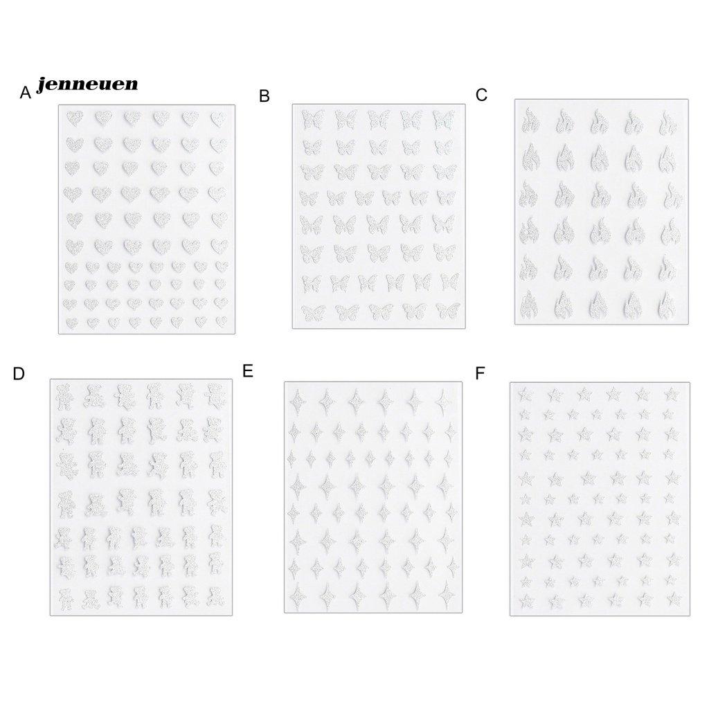 Miếng Dán Trang Trí Móng Tay Nhiều Hình Dạng Cho Nữ