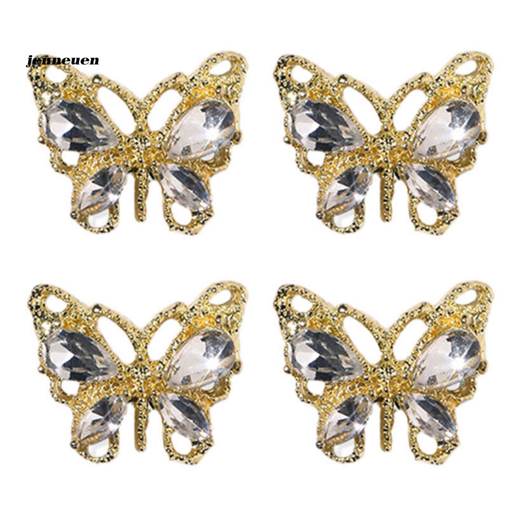 Set 10 Nhãn Dán Trang Trí Móng Tay Nghệ Thuật Ba Chiều Charms