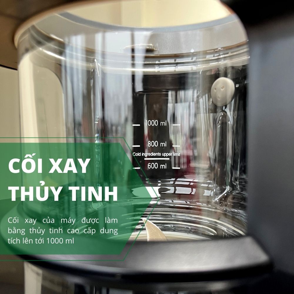 Máy Làm Sữa Hạt Medion MD19725 Cao Cấp Nội Địa Đức, Máy Xay Nấu Sữa Hạt Nấu Soup Sinh Tố Đa Năng GermanySnT HCM 410005