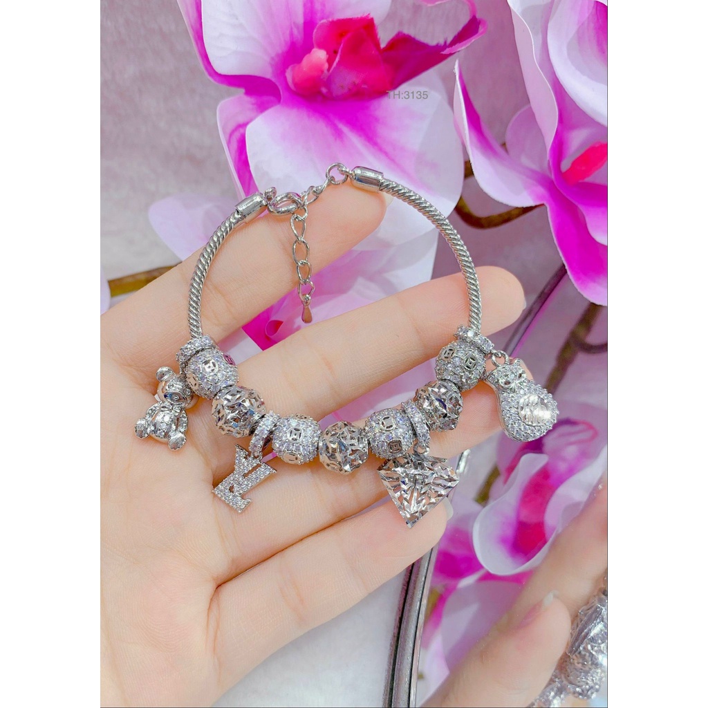 vòng CHARM EO VÌ SANG TRỌNG Juri Shop V177235 | Thiết Kế Hàn Quốc - Bền Màu, Chất Liệu Lõi Bạc Không ĐEN