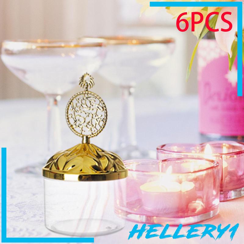 Set 6 Hũ Đựng Kẹo Có Nắp Đậy Tiện Dụng