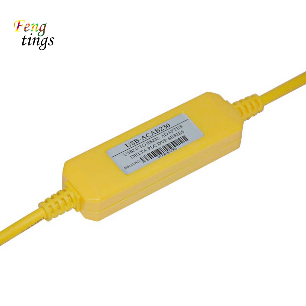 1 Bộ Cáp Lập Trình Tròn 8Pin Tốc Độ Cao USB-ACAB230 Sang RS232 Cho Delta DVP PLC