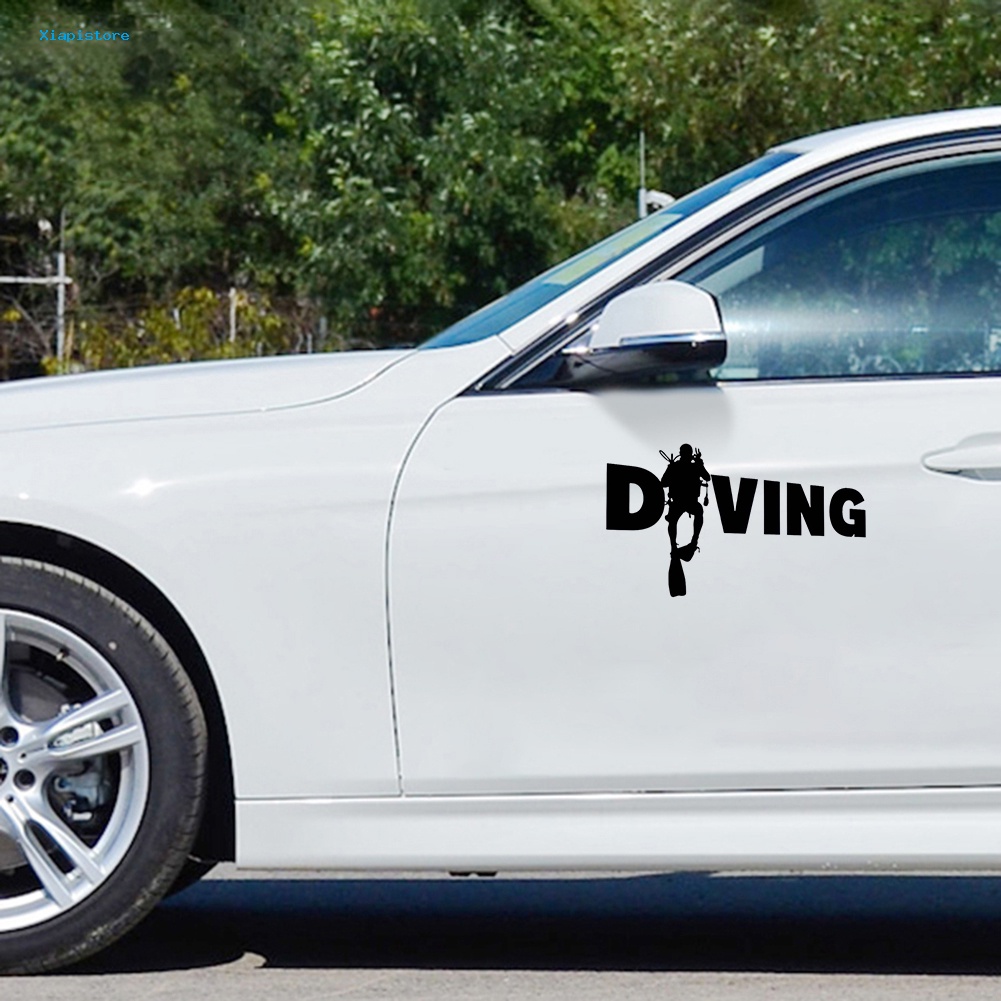 Đề Can Dán Trang Trí Xe Hơi / Máy Tính In Chữ Diver Thời Trang