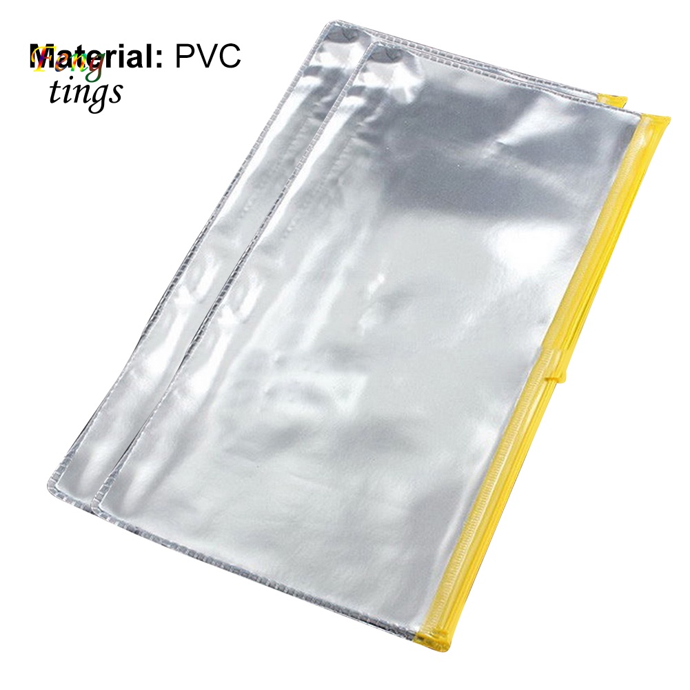 Bộ 2 Túi Đựng Bút Chống Thấm Nước Có Khóa Kéo Tiện Dụng