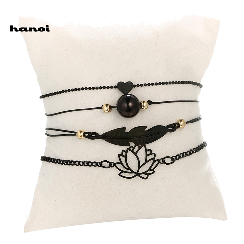 Set 4 VòNg Đeo Tay ThờI Trang Cho Nữ