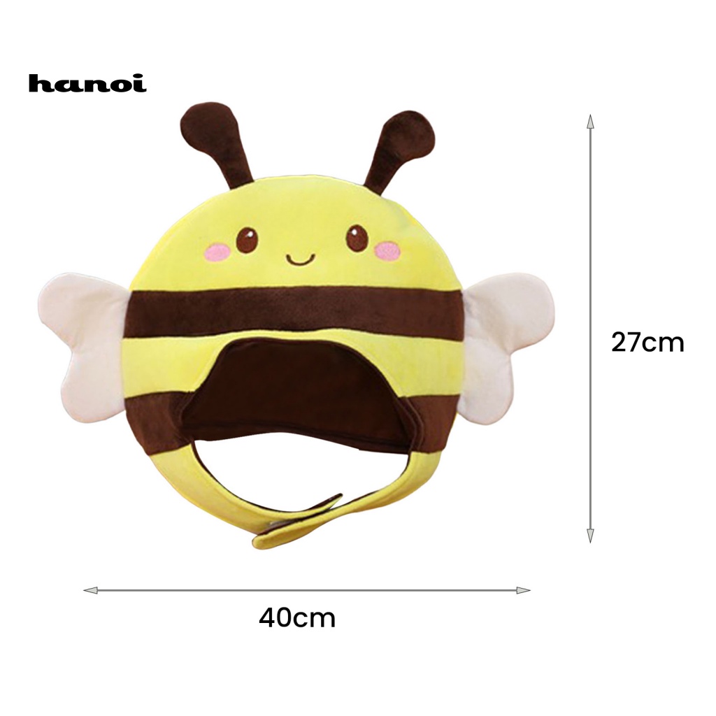 Mũ Trùm Đầu Hóa Trang Chú Ong 3D Biểu Tượng Cảm Xúc Đáng Yêu