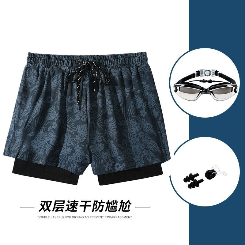 Quần Bơi Hai Lớp Khô Nhanh Mẫu Mới Năm 2023 Dành Cho Nam