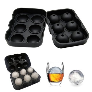 【idolidol.vn】Silicone Ice Cube Trays Sphere Round Ice Ball Maker Large Square Ice Cube Mold